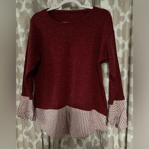 Women’s Medium long sleeve red sweater